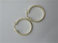 Orecchini Domar Donna Cerchi argento 925 lisci in Argento ORAR-459-280